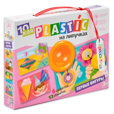 Игра Пластик на липучках: Первые фигуры Десятое королевство 02838 1